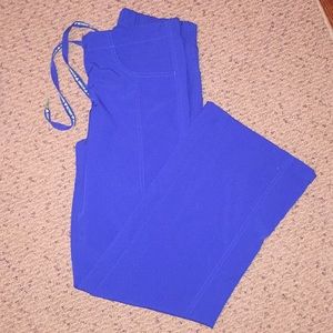 Blue Scrub bottoms activate by Med couture